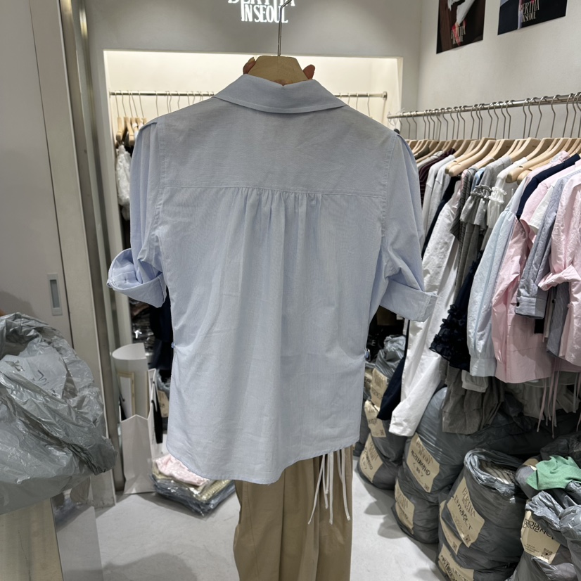 BERTHA東大門直郵女裝新款推薦熱賣人氣時尚真品襯衫蕾絲衫BERTHA襯衫/蕾絲衫