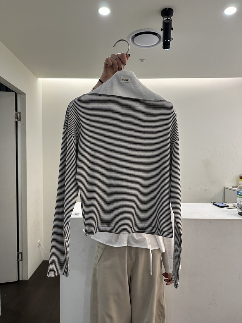 YOUR-P韓國直郵女士新品熱賣職業時尚26春夏推薦長袖T恤YOUR-P長袖T恤圖色1