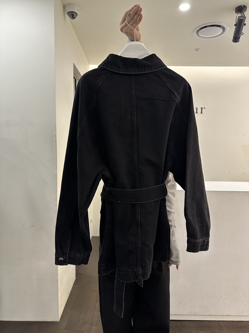 YOUR-P韓國代購女士新品時尚職業推薦26春夏長款風衣含腰帶YOUR-P長款風衣