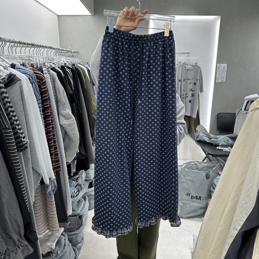 ANDE東大門代購女士新品26春夏人氣真品熱賣時尚休閑休閑褲Ande休閑褲圖色1