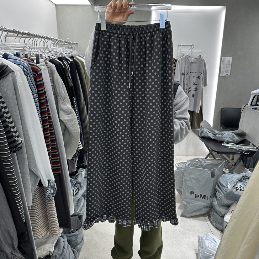 ANDE東大門代購女士新品26春夏人氣真品熱賣時尚休閑休閑褲Ande休閑褲圖色2