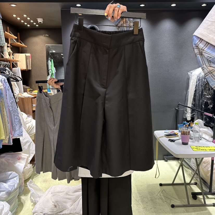 CHAVI東大門直郵女士新款人氣26春夏真品職業推薦休閑短褲CHAVI短褲圖色2