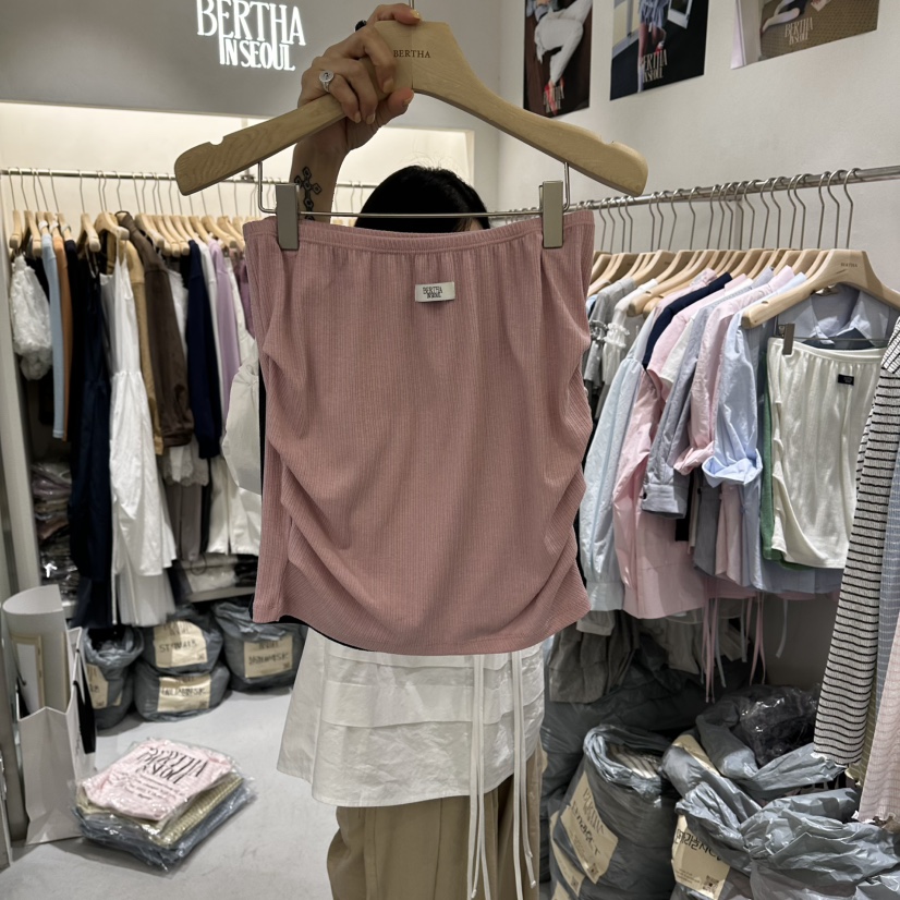 BERTHA東大門代購女裝新品休閑熱賣職業26春夏真品吊帶背心BERTHA吊帶/背心圖色1