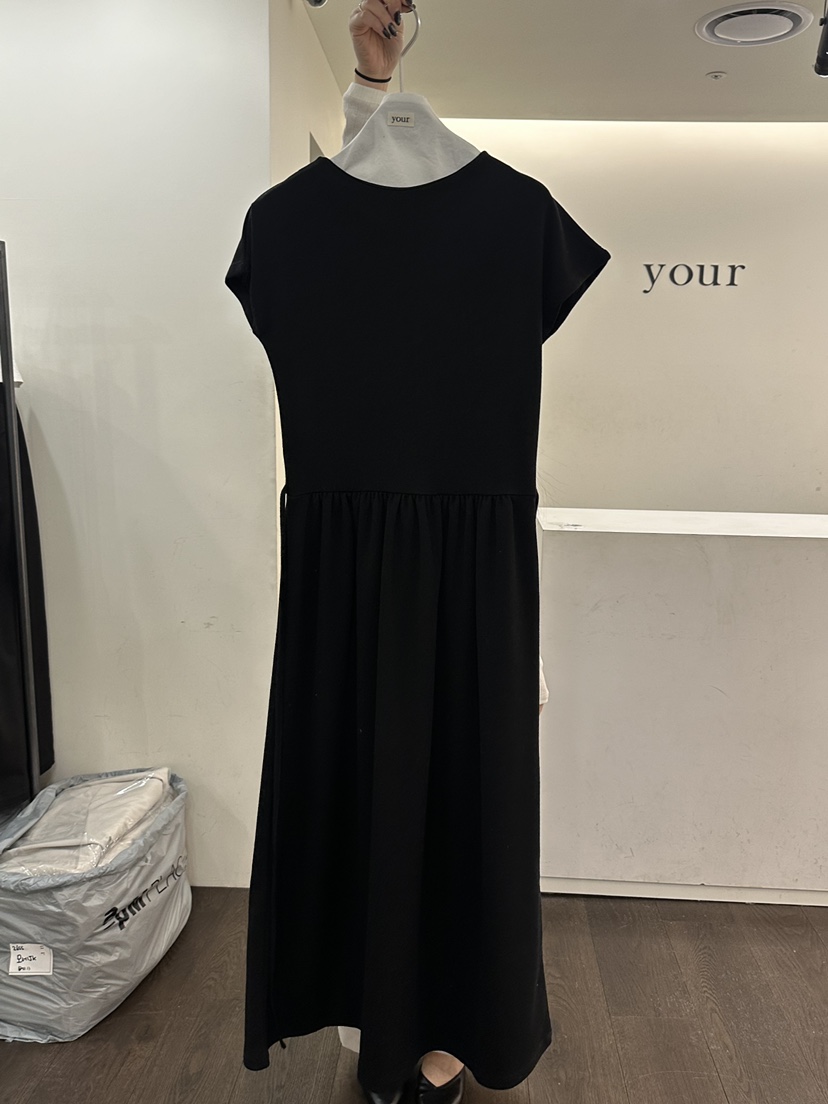 YOUR-P東大門代購女士新款推薦休閑26春夏職業時尚連衣裙YOUR-P連衣裙圖色4黑色