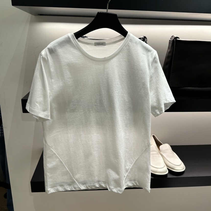 FEBRUARY 11東大門代購女士新款真品26春夏時尚休閑熱賣T恤FEBRUARY 11T恤圖色2