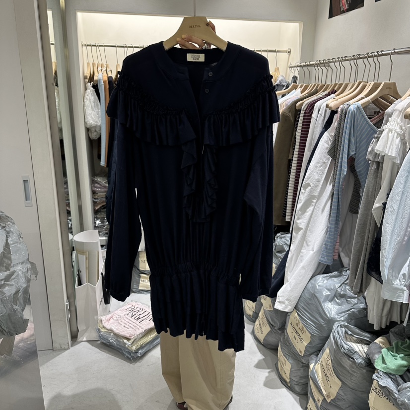 BERTHA東大門代購女裝新品時尚26春夏推薦真品連體褲褶皺BERTHA連體褲圖色3