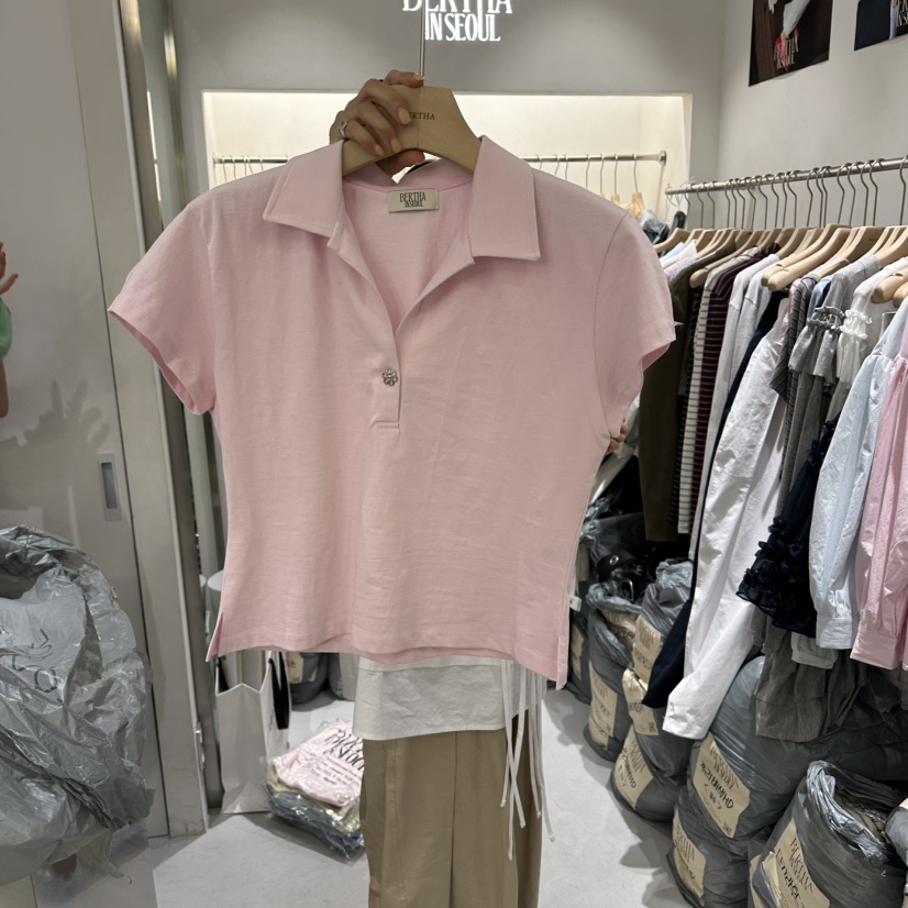 BERTHA東大門實拍女裝新款人氣真品休閑職業時尚26春夏T恤BERTHAT恤圖色2