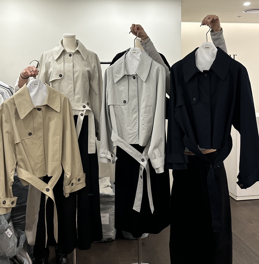 YOUR-P東大門代購女士新品熱賣職業26春夏休閑夾克含腰帶YOUR-P夾克