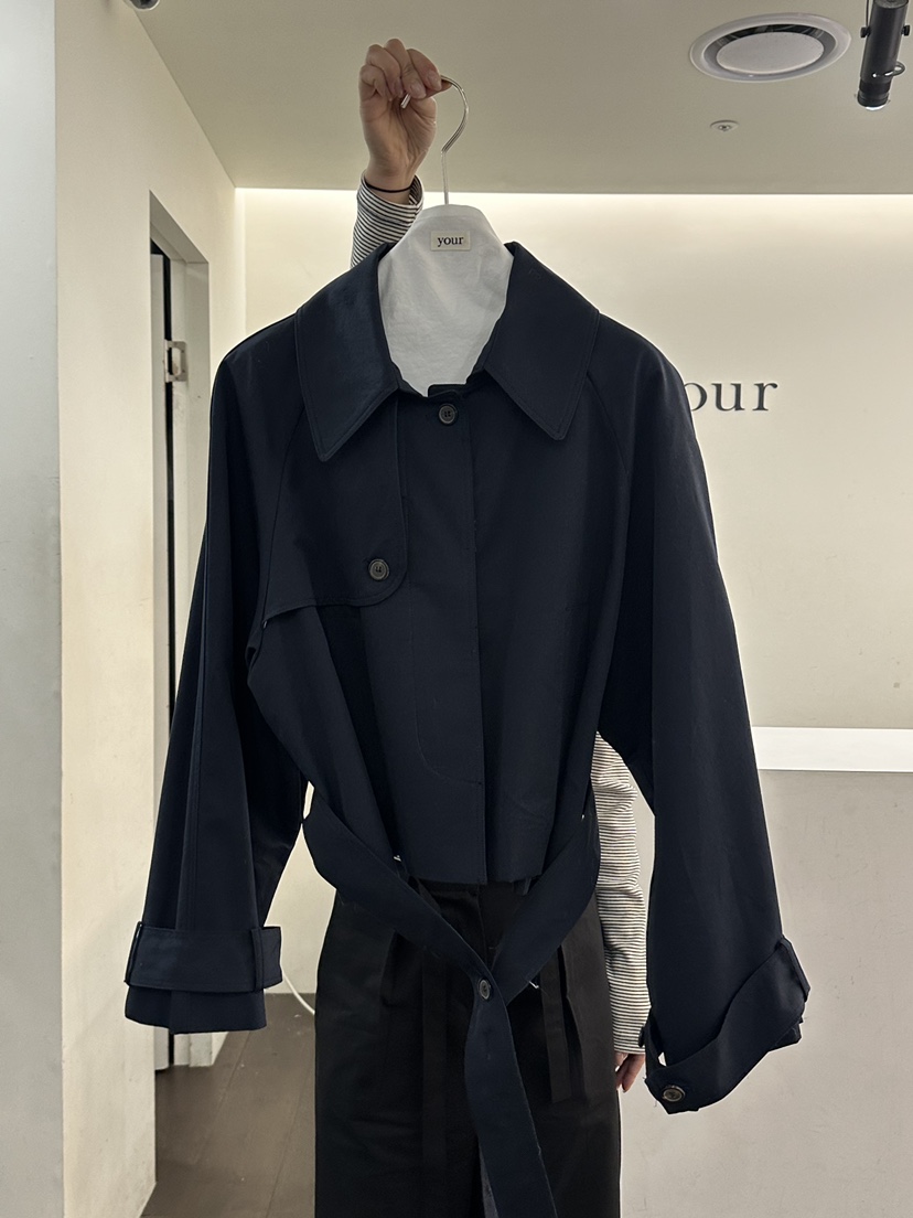 YOUR-P東大門代購女士新品熱賣職業26春夏休閑夾克含腰帶YOUR-P夾克圖色3