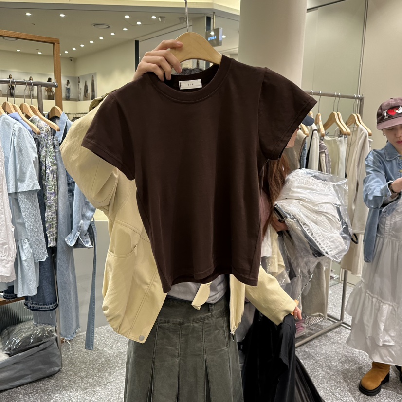 SOF東大門直郵女士新款熱賣休閑真品26春夏人氣職業推薦T恤SOFT恤圖色5