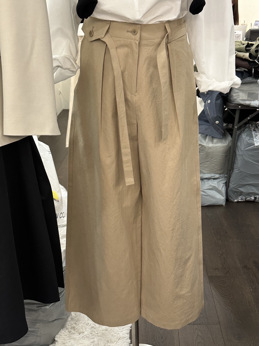 YOUR-P韓國直郵女裝新款職業人氣休閑26春夏休閑褲含腰帶YOUR-P休閑褲圖色3