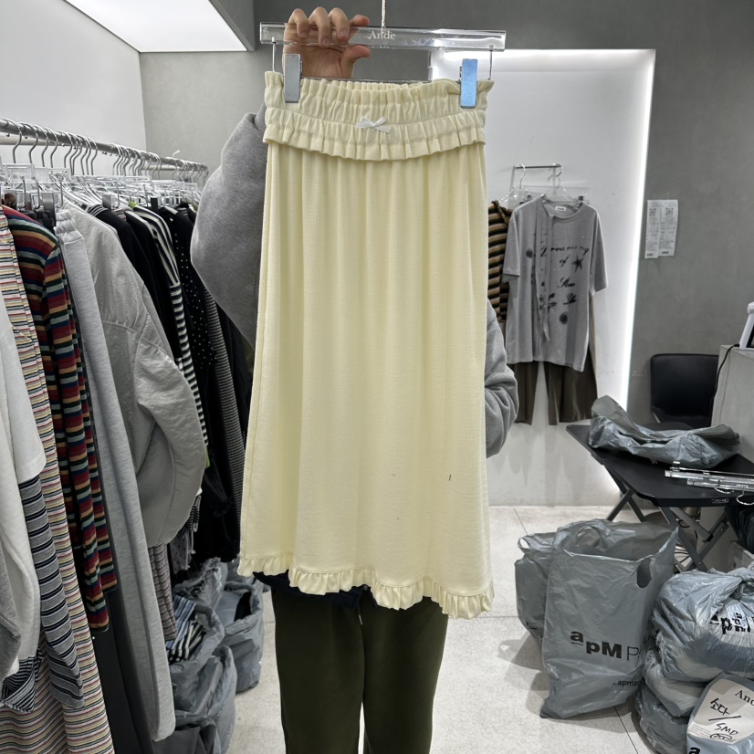 ANDE東大門代購女士新品時尚人氣休閑26春夏推薦職業長裙Ande長裙圖色1