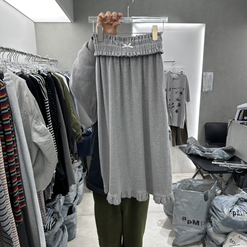 ANDE東大門代購女士新品時尚人氣休閑26春夏推薦職業長裙Ande長裙圖色3