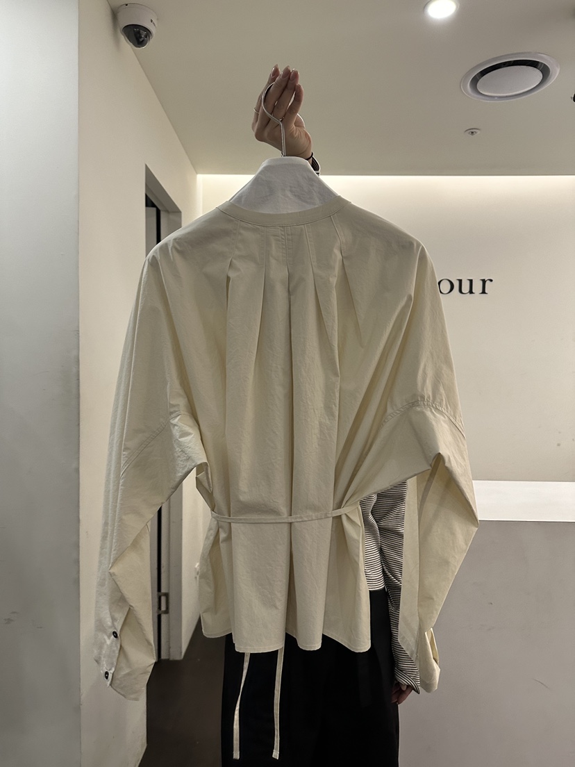 YOUR-P東大門實拍女士新款人氣職業真品襯衫蕾絲衫含腰繩YOUR-P襯衫/蕾絲衫