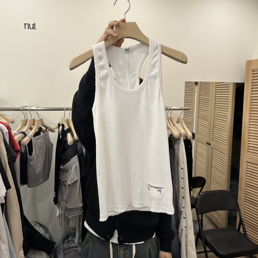 NUT東大門實拍女士新款職業真品休閑26春夏推薦熱賣吊帶背心NUT吊帶/背心圖色1