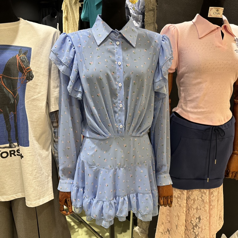 CHAVI韓國代購女士新款真品休閑時尚人氣熱賣職業26春夏連衣裙CHAVI連衣裙