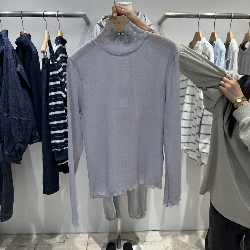 MAJDAN東大門實拍女士新款推薦時尚熱賣休閑長袖T恤不含項鏈MAJDAN長袖T恤圖色3