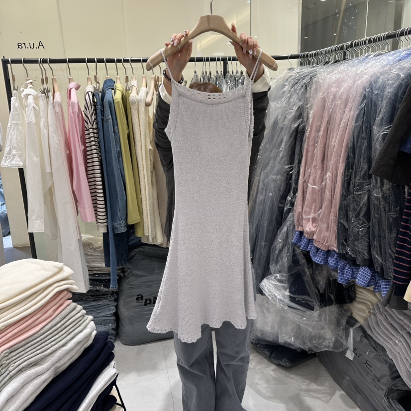 AURA韓國代購女士新款人氣真品熱賣26春夏時尚休閑連衣裙Au ra連衣裙