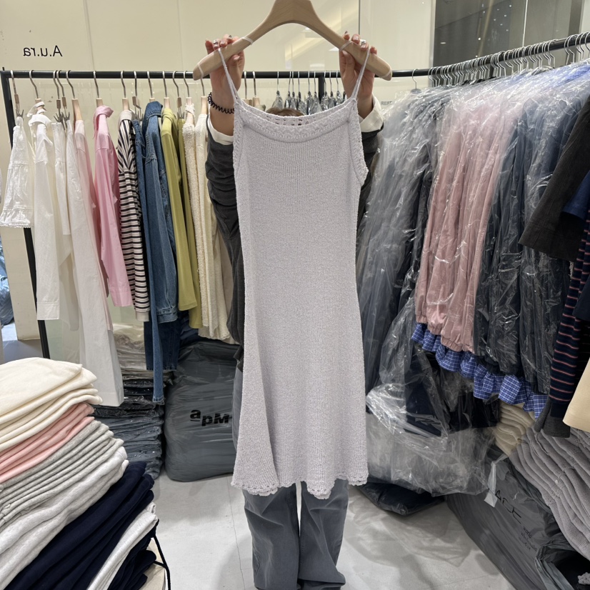 AURA韓國代購女士新款人氣真品熱賣26春夏時尚休閑連衣裙Au ra連衣裙圖色2