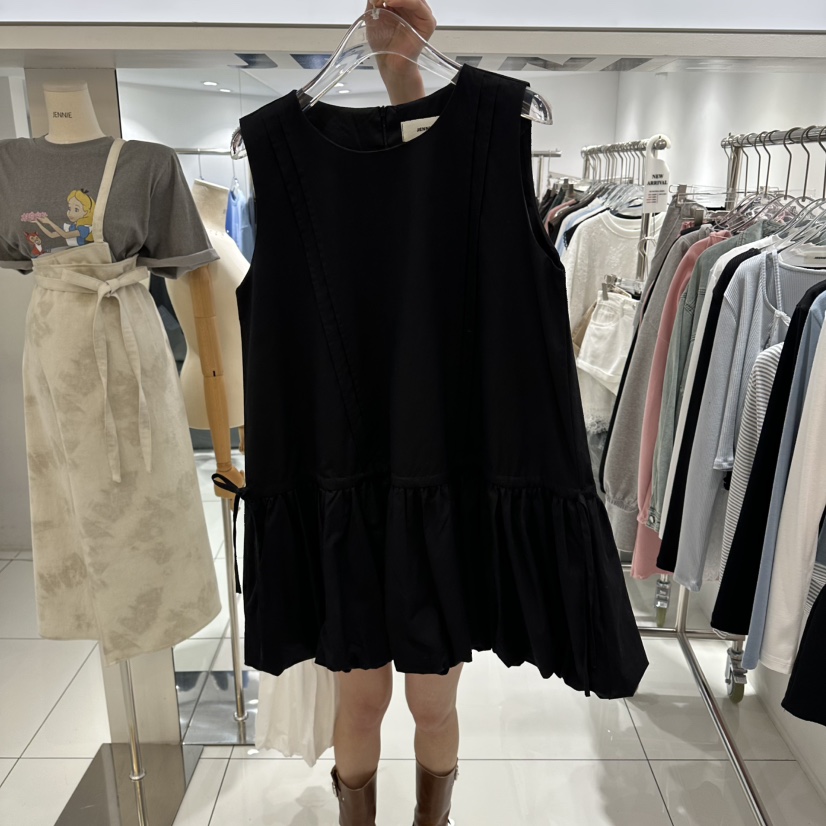 JENNIE韓國直郵女裝新品職業26春夏真品人氣熱賣時尚連衣裙JENNIE/VENEFIT連衣裙圖色2