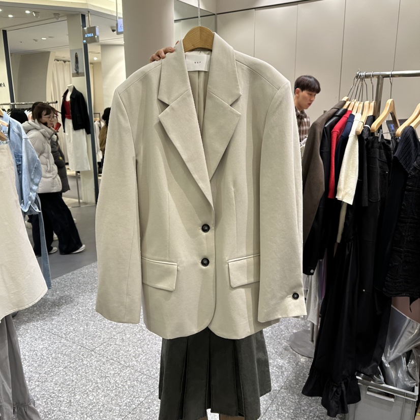 SOF東大門實拍女裝新款職業人氣26春夏時尚熱賣推薦休閑夾克SOF夾克圖色1