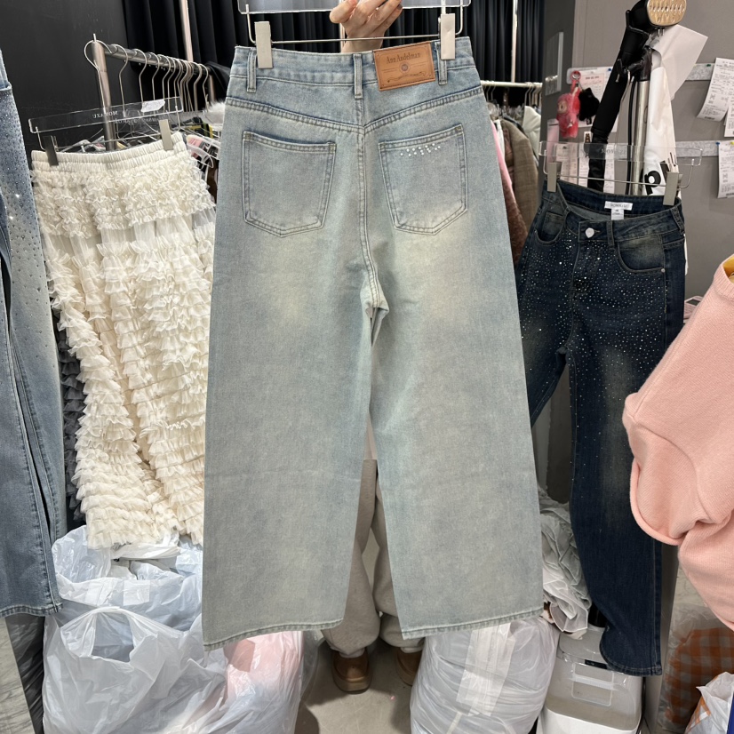 MOMAZU韓國代購女士新款推薦26春夏真品熱賣時尚職業牛仔褲MOMAZU牛仔褲