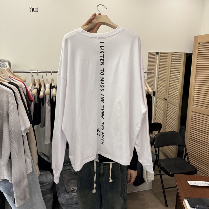 NUT東大門實拍女士新款推薦26春夏休閑人氣職業熱賣長袖T恤NUT長袖T恤