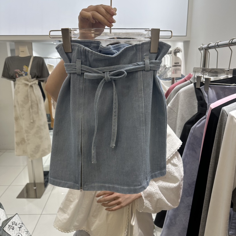 JENNIE東大門直郵女裝新款人氣休閑時尚推薦26春夏短裙含腰帶JENNIE/VENEFIT短裙圖色2