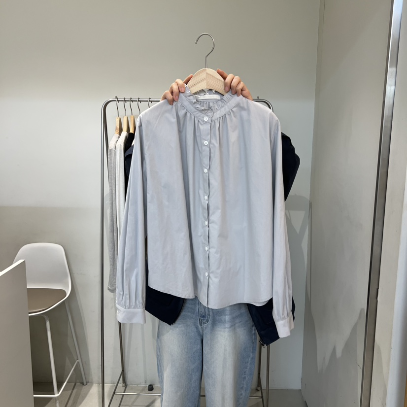 OUTRENE韓國直郵女裝新品時尚人氣職業推薦26春夏襯衫蕾絲衫OUTRENE襯衫/蕾絲衫圖色3