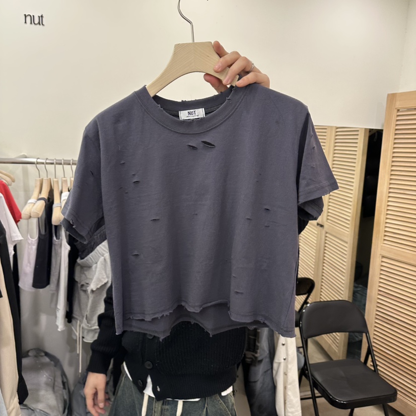 NUT東大門代購女士新品推薦休閑26春夏時尚熱賣職業真品T恤NUTT恤圖色2
