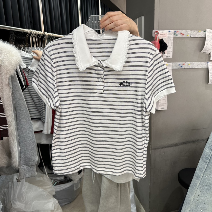 MOMAZU韓國直郵女裝新款真品人氣熱賣職業推薦26春夏時尚T恤MOMAZUT恤圖色1