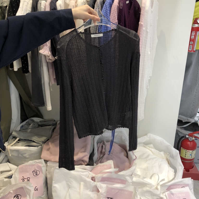 RIVEROOM韓國代購女裝新品真品休閑熱賣26春夏職業針織衫RIVEROOM針織衫圖色3