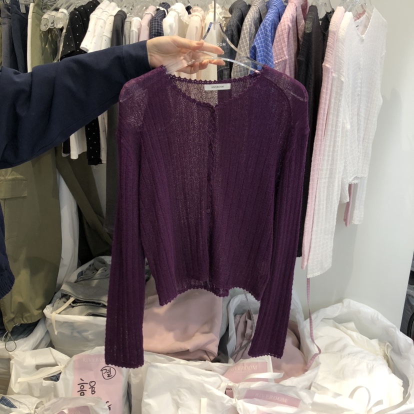 RIVEROOM韓國代購女裝新品真品休閑熱賣26春夏職業針織衫RIVEROOM針織衫圖色4