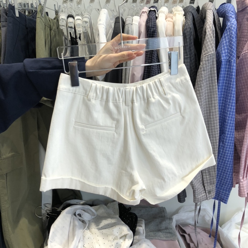 RIVEROOM韓國直郵女士新款時尚人氣真品推薦職業熱賣短褲RIVEROOM短褲