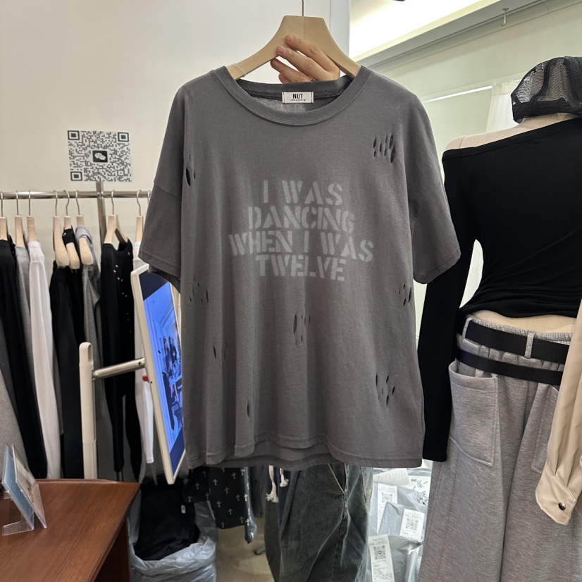 NUT東大門實拍女士新款推薦職業真品人氣熱賣26春夏休閑T恤NUTT恤圖色2