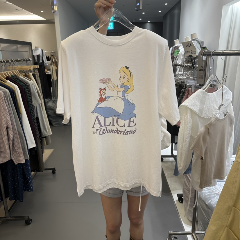 JENNIE東大門直郵女士新款26春夏職業熱賣時尚休閑推薦T恤JENNIE/VENEFITT恤圖色1