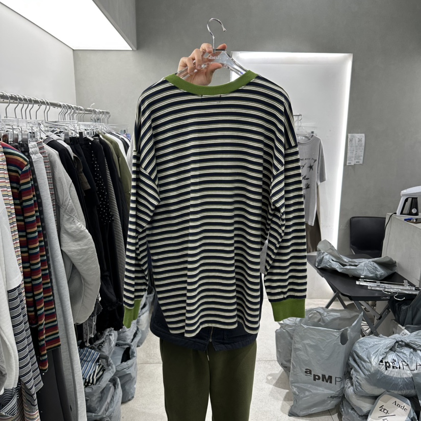 ANDE韓國代購女裝新品推薦人氣時尚職業真品26春夏長袖T恤Ande長袖T恤