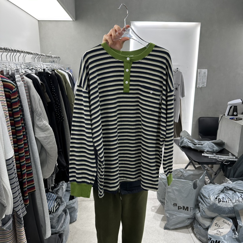 ANDE韓國代購女裝新品推薦人氣時尚職業真品26春夏長袖T恤Ande長袖T恤圖色2