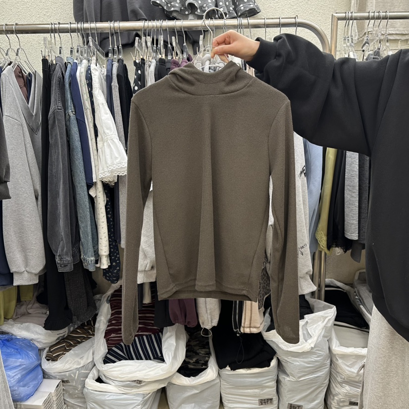 MAGOT韓國代購女士新款職業26春夏熱賣推薦休閑人氣長袖T恤IIIΛGOT/MAGOT長袖T恤圖色1