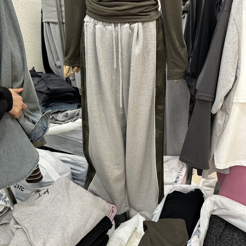 MAGOT韓國直郵女裝新款熱賣職業休閑真品人氣時尚休閑褲迷彩IIIΛGOT/MAGOT休閑褲圖色1