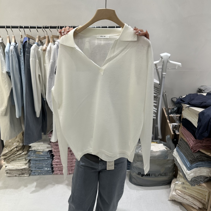 AURA韓國代購女裝新款休閑真品職業人氣推薦熱賣26春夏針織衫Au ra針織衫圖色1