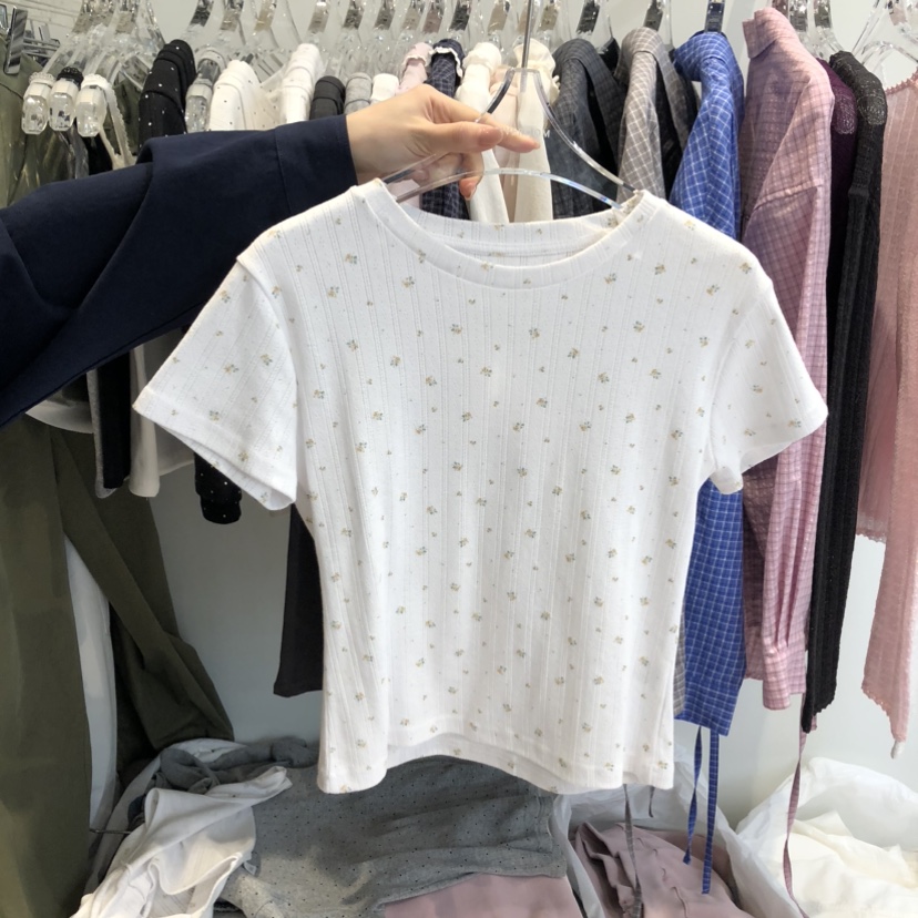 RIVEROOM韓國代購女士新款真品熱賣時尚26春夏人氣推薦T恤RIVEROOMT恤圖色2