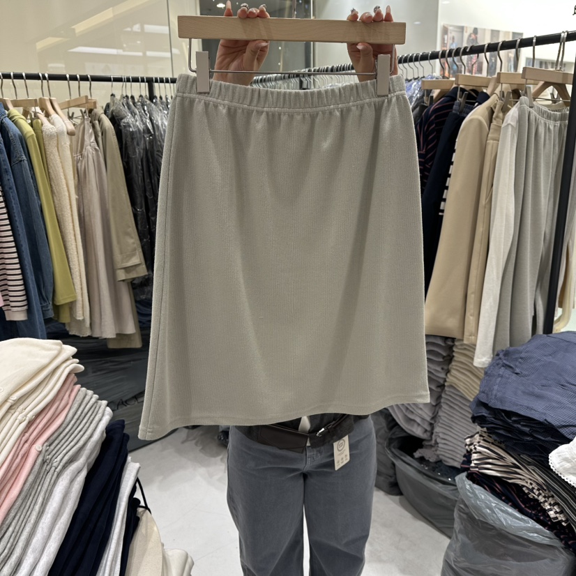 AURA韓國直郵女士新款真品時尚26春夏推薦半身裙中短裙棉Au ra半身裙/中短裙