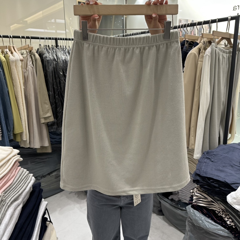 AURA韓國直郵女士新款真品時尚26春夏推薦半身裙中短裙棉Au ra半身裙/中短裙圖色2