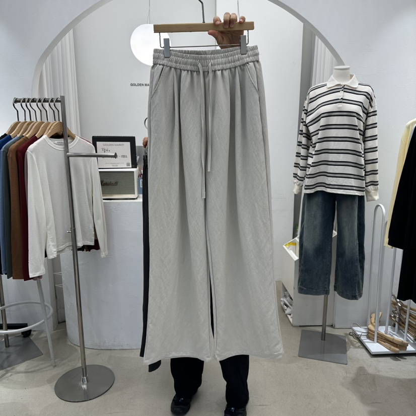 GOLDEN MARKET東大門實拍女裝新款26春夏休閑熱賣休閑褲GOLDEN MARKET休閑褲圖色1