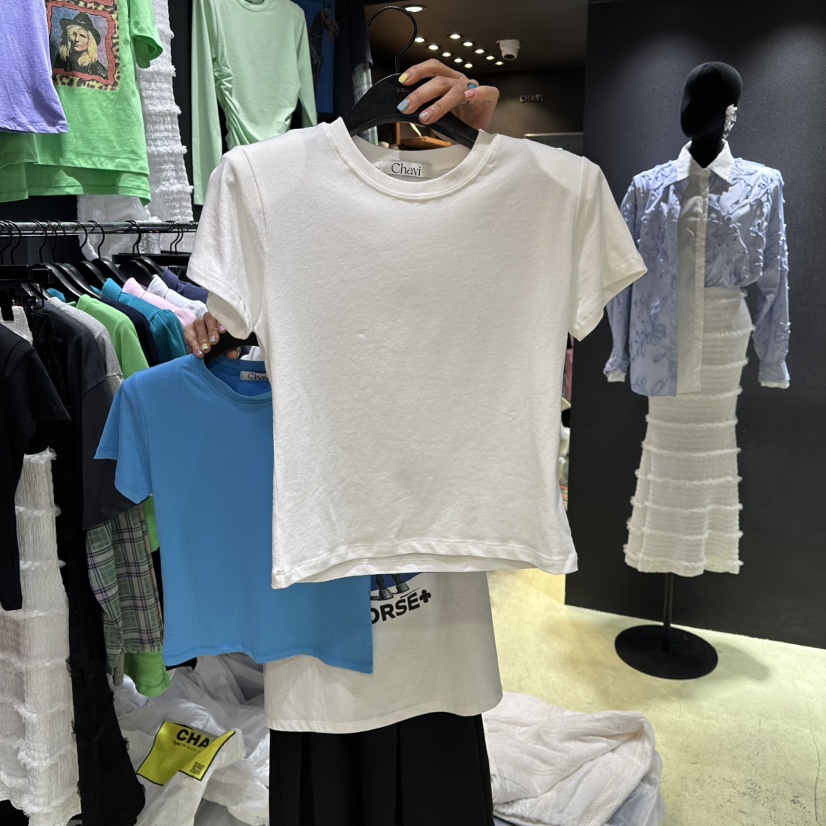 CHAVI東大門代購女裝新款真品職業26春夏人氣休閑推薦T恤CHAVIT恤圖色6