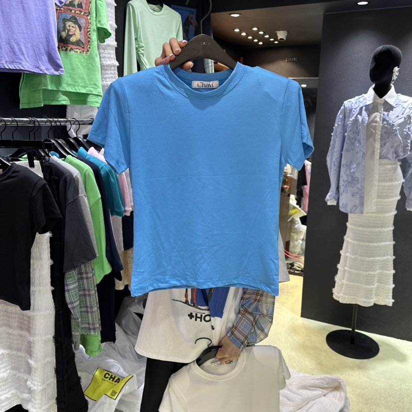 CHAVI東大門代購女裝新款真品職業26春夏人氣休閑推薦T恤CHAVIT恤圖色7