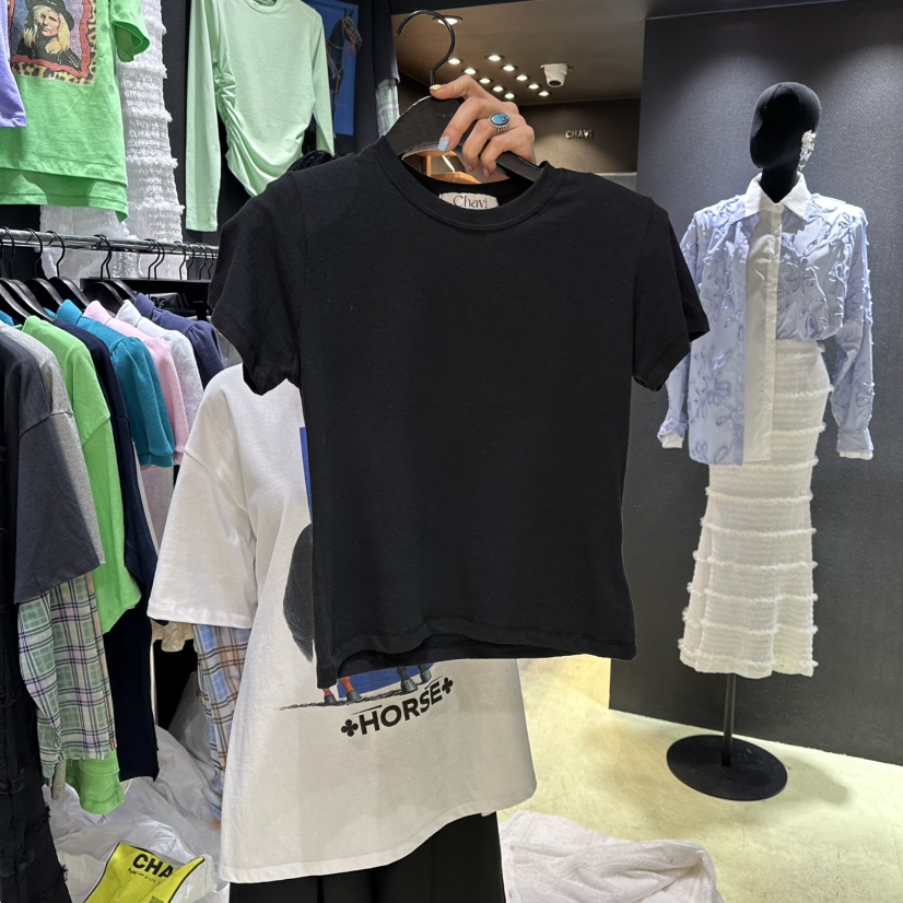 CHAVI東大門代購女裝新款真品職業26春夏人氣休閑推薦T恤CHAVIT恤圖色8