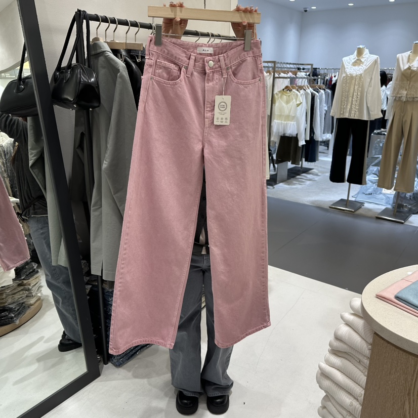 AURA韓國直郵女士新款26春夏推薦人氣真品職業休閑牛仔褲Au ra牛仔褲圖色1