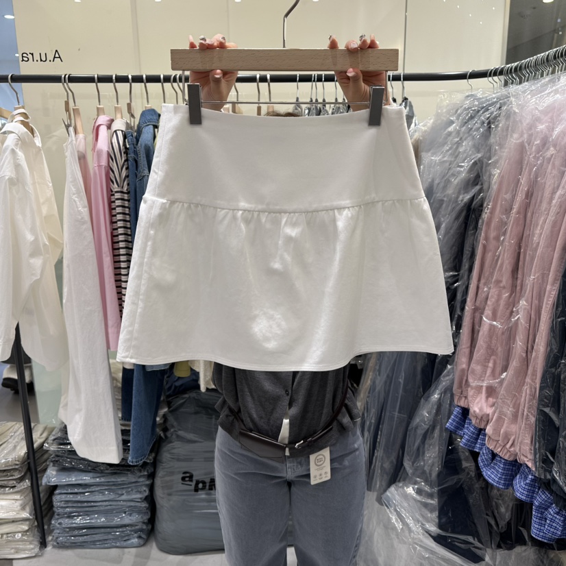 AURA東大門代購女士新款真品休閑時尚推薦職業熱賣裙褲褶皺Au ra裙褲圖色1